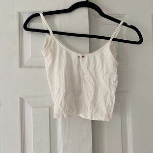 Ratboi white cropped tank